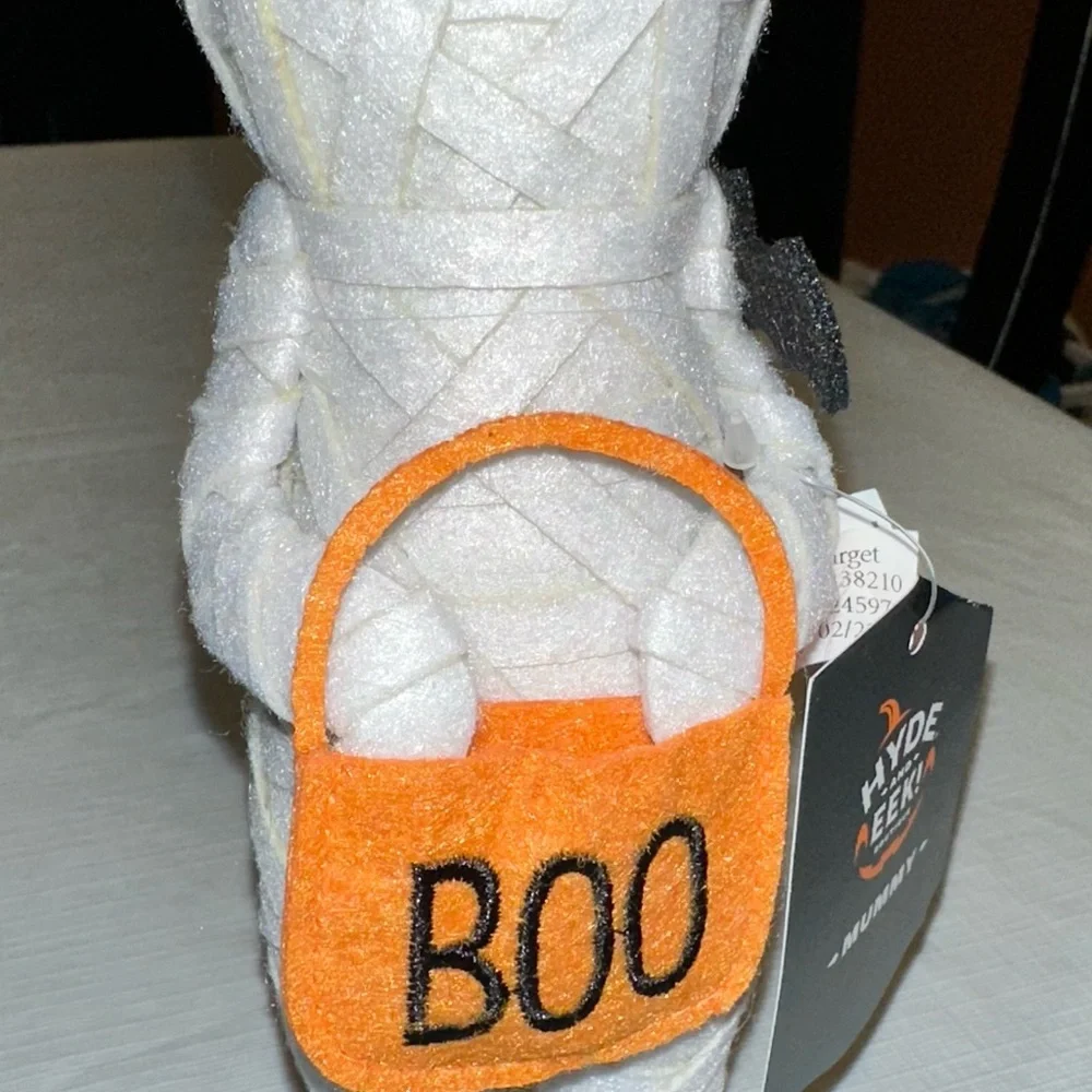 NWT Target Hyde and Eek 2023 Halloween Felt Boo Bucket Mummy